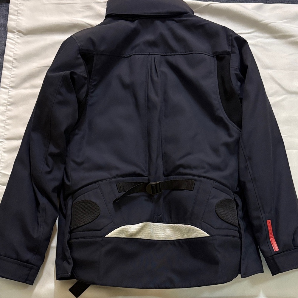 Prada Ski Jacket Charcoal Zip-Up Jacket Size 50 - Picture 2 of 16